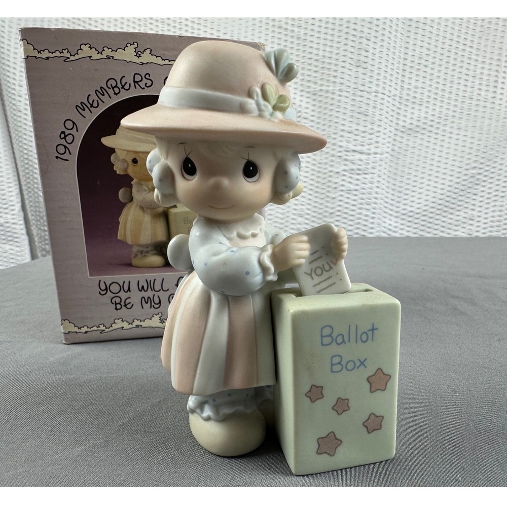 Precious Moments "You Will Always Be My Choice" 1989 Members Only Figurine